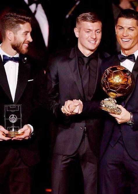 Sergio Ramos Toni Kroos And Cristiano Ronaldo Winners Sergio Ramos