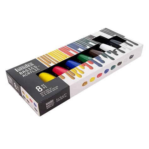 Liquitex Basics Acrylverf Set Van 8 Kleuren Suitup Art Supplies