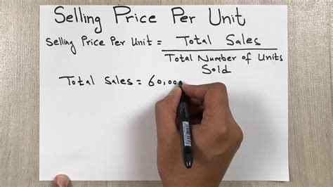 How To Calculate Selling Price Per Unit Easy Way Youtube