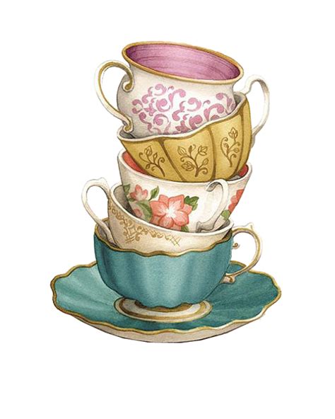 Teacup Coffee Saucer - Stacked cups png download - 564*705 - Free ...