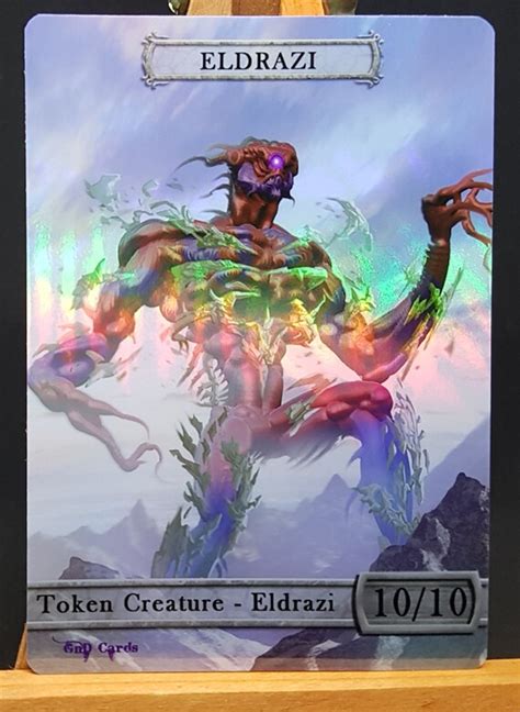 1x Eldrazi Big 1 Foil Laminated Custom Altered Token Gnd Etsy