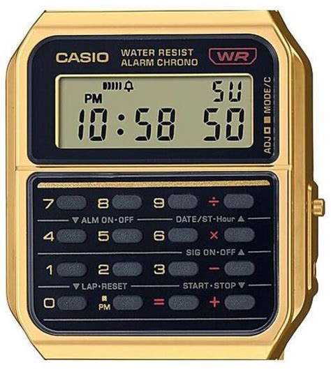 Casio Vintage Edgy Ca Weg Aef Ab