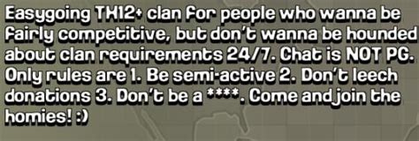 Clan Rules Rclashofclans