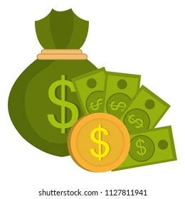 Set Money Bag Dollar Sign Clipart Stock Vector (Royalty Free ...