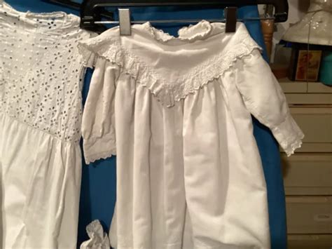 LOT DE ROBES anciennes poupées ou enfants EUR 13 00 PicClick FR