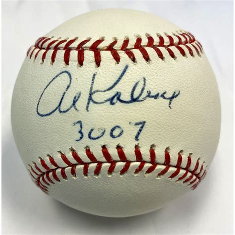 Al Kaline Detroit Tigers Autographed Baseball with "3007" Inscription ...