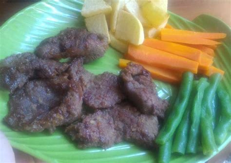 Resep Steak Sapi Simpel Oleh Wulan Habibiy Cookpad