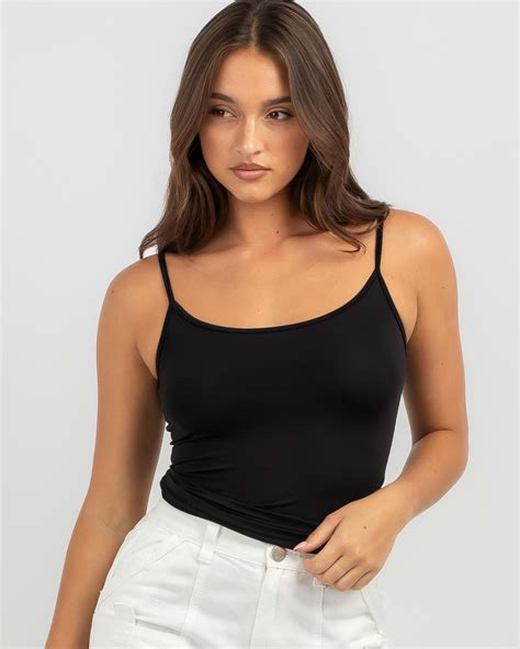 Shop Ava And Ever Basic Cami Top In Black Fast Shipping And Easy Returns City Beach Australia