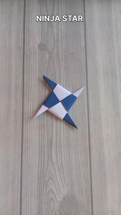 Ninja Star Origami Tutorial How To Make A Paper Colour Ninja Star