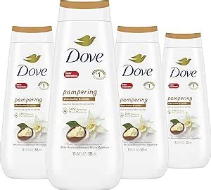 Dove Pampering Body Wash Pour Une Peau Renouvel E Et Saine Au Beurre De