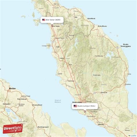 Direct Flights From Kuala Lumpur To Alor Setar Kul To Aor Non Stop