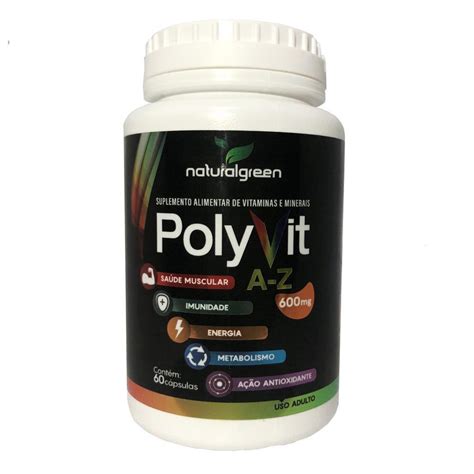 Suplemento Em C Psulas Poly Vit Vitaminas A Z C Psulas Submarino