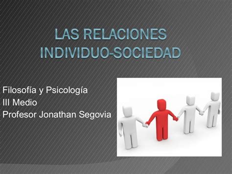 Las Relaciones Individuo Sociedad