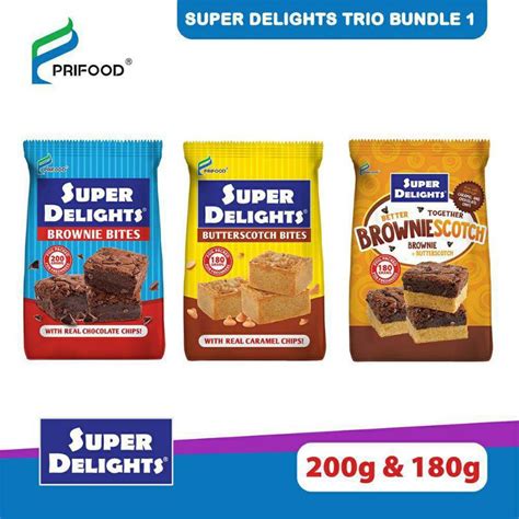 Super Delights Brownie Butter Scotch Bites 180g Shopee Philippines