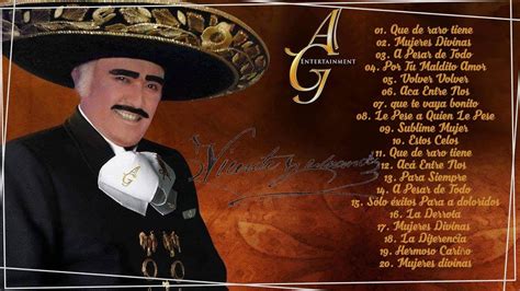 Vicente Fernandez 25 Grandes Éxitos Vicente Fernandez Baladas Y