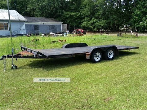 Industrial Trailer 10 000 Lbs Capacity 20 Ft