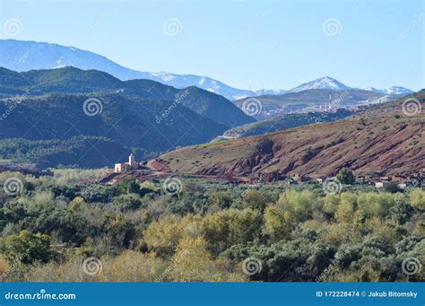 Berber Villages in the High Atlas Stock Photo - Image of african ...