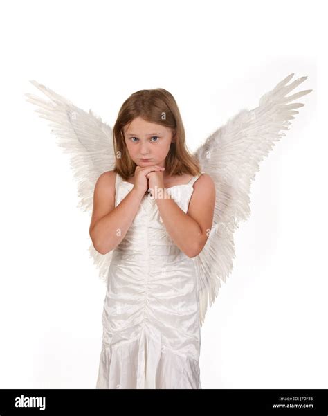 female heaven paradise angel angels innocence prayer young younger girl ...