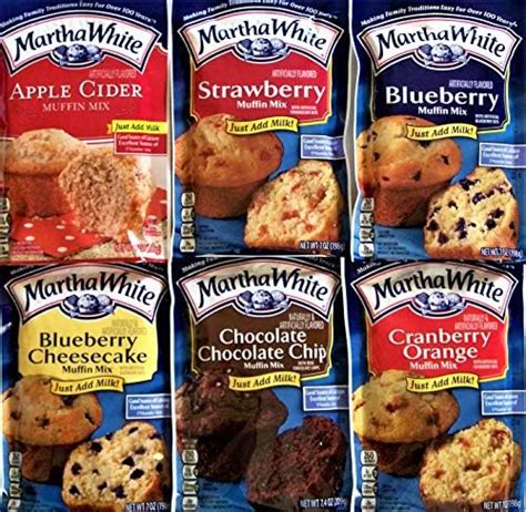 Martha White Cranberry Orange Flavored Muffin Mix 7 Ounce Pack Of 12 Grocery