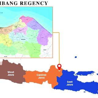 Location of Rembang Regency, Central Java, Indonesia. | Download ...