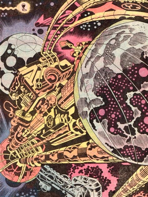 Art by Jack Kirby for 2001 A Space Odyssey issue 7 1977 #jackkirby #marvel #2001aspaceodyssey # ...