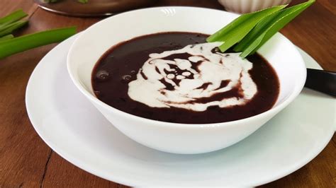 Bubur Pulut Hitam Black Glutinous Rice Porridge Youtube