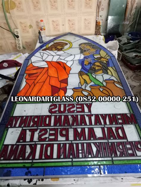 Kaca Patri Gereja St Stevanus Malinau Kalimantan Utara Stained Glass