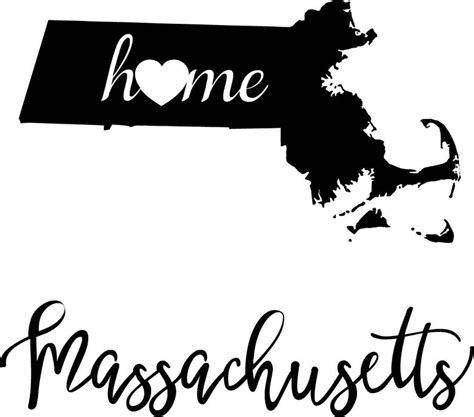 Massachusetts Outline Vector At Collection Of Massachusetts Outline Vector