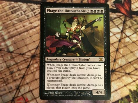 Mtg X1 Phage The Untouchable 10th Edition Magic The Gathering Tcg