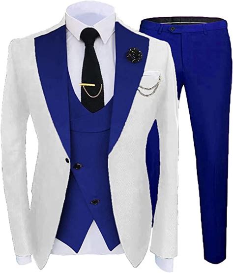 Setwell Groom Suits For Wedding 2024 Mens Slim Fit Fashion Tuxedo Dress