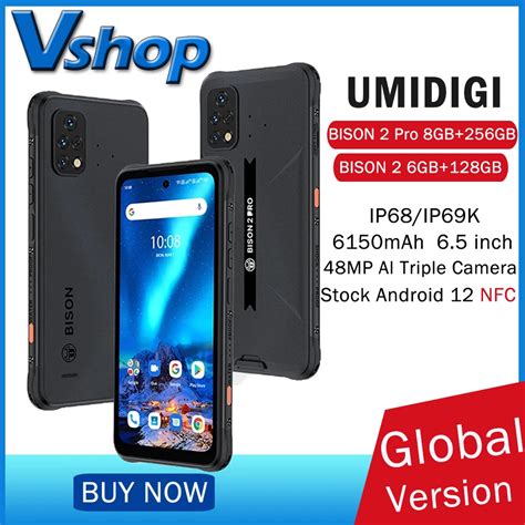 Umidigi Bison 2 Pro 68 Ip69k 6 5 Fhd 48 MP