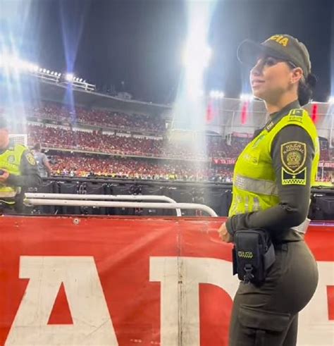 Hot Cop Soccer Fans Are Begging A Columbian Officer To Arrest Them