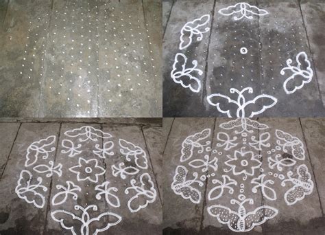 Rangoli designs/Kolam: S.No. 24 :-15-8 Pulli kolam