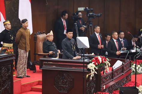 Isi Lengkap Pidato Kenegaraan Terakhir Presiden Jokowi Di Sidang