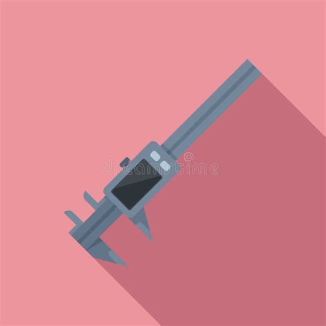 Digital Vernier Caliper With Display And Numeric Scale In Contour