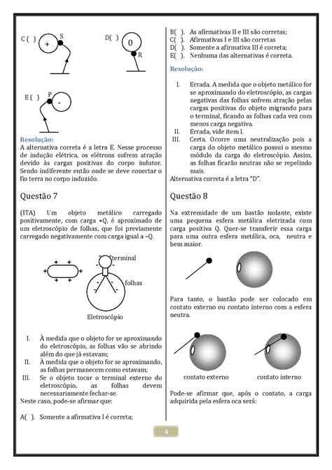 Exercicios Sobre Força Eletrica