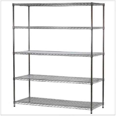 HDX 5 Tier Commercial Grade Heavy Duty Steel Wire Shelving Unit In