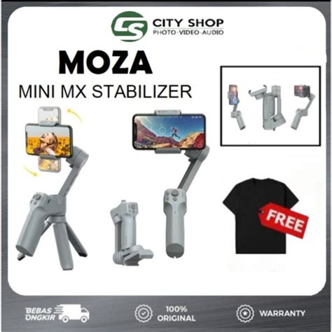 Jual MOZA MINI MX 2 MX2 GIMBAL STABILIZER SMARTPHONE 3 Axis Shopee