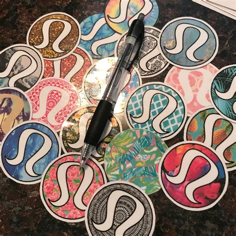 Handmade Lululemon Sticker Bundle Etsy