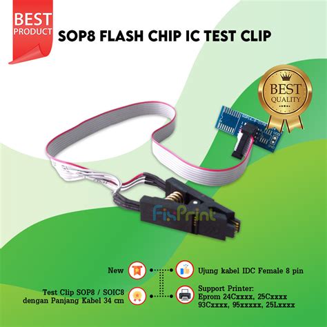 Jual SOP8 Flash Chip IC Test Clip IC Eprom Eeprom BIOS ROM Socket