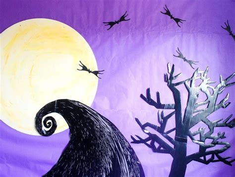 The Nightmare Before Christmas Diy Backdrop Fun