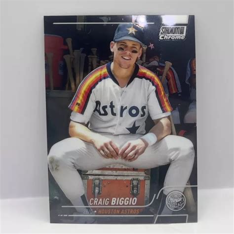 Topps Stadium Club Chrome Craig Biggio Base Houston Astros