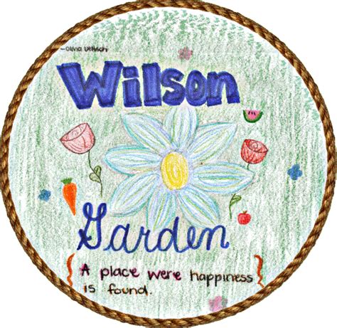 Wilson Garden Wonder An Art Contest For Our Wilson Garden Wonder Logo