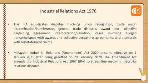 3 Industrial Relations Act