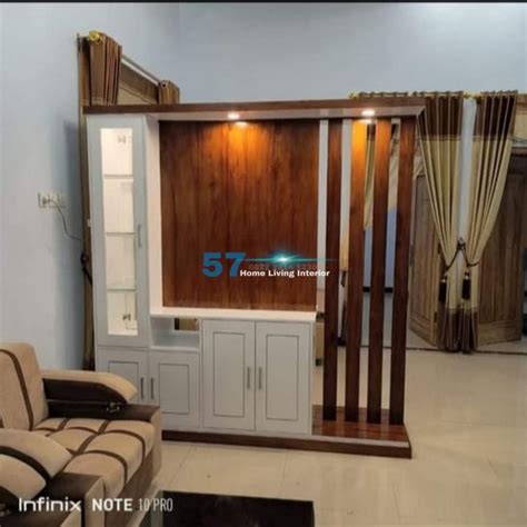 Jual Lemari Partisi Penyekat Ruangan Pemisah Bahan Plywood Hpl Free