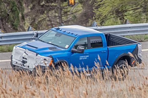 Ram Hd Rebel Hides Revised Styling In New Spy Shots Carscoops