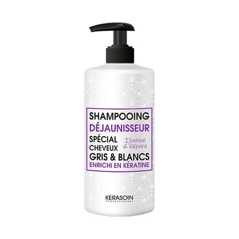 Shampooing D Jaunisseur Pour Cheveux Gris Et Blancs Ml