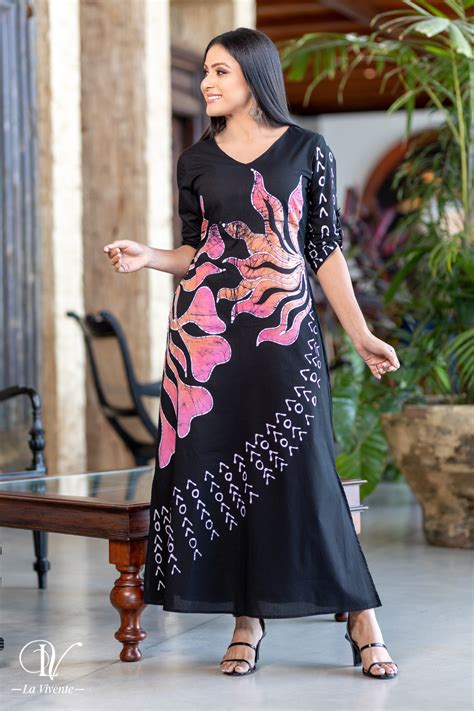 Batik Maxi Dress La Vivente