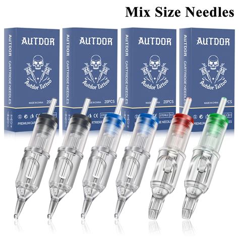 80 60 20 10pcs Mix Cartridge Tattoo Needles Permanent Makeup Tattoo