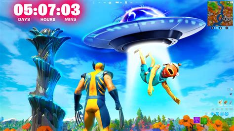 Fortnite Live Event Countdown Ufo Alien Is Here Season Youtube